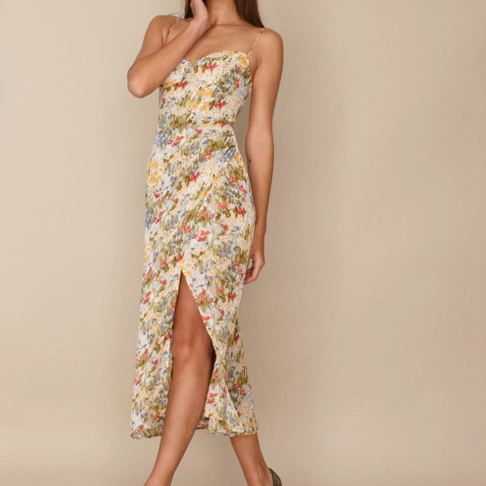 Reformation Kourtney Floral Dress 4
